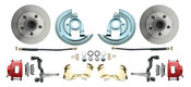 DBK6472-R  - 1964-1972 GM A Body (Chevelle, GTO, Cutlass) Stock Height Front Disc Brake Kit Red Calipers