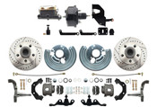 DBK6272A-40-LX-MPDC-201  - 1962-1972 A Body Power Disc Brake Conversion Kit (5x4) Bolt Pattern Drilled & Slotted Rotors
