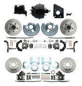 DBK6272834-BCK8536-1 1966-1970 B Body Front & Rear Disc Brake Conversion Rotor Kit & O.E.M. Booster Conversion w/ Casting Number