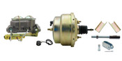 GMFS1-210-  1955-1958 GM Full Size (Impala, Bel Air) 8" Dual Zinc Booster Conversion Kit w/ Cast Iron Master Cylinder Bottom Mount Disc/ Disc Proportioning Valve Kit
