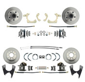 DBK55581012FS  - 1955-1958 GM Full Size Front & Rear Standard Disc Brake Kit (Impala, Bel Air, Biscayne)
