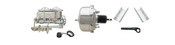 FD-330  - 1964-1966 Ford Mustang Chrome Power Brake Booster Conversion for (Disc/ Disc) Automatics Only