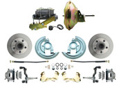 DBK6769-GM-227  - 1967-1969 F Body 1968-1974 X Body Front Power Disc Brake Conversion Kit Standard Rotors w/ 11" Delco Style Booster Kit