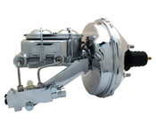 GM-340 - GM A, F, X 9" Chrome Power Brake Booster Conversion Kit (Disc/ Drum)