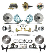 DBK62671012-GM-234  - 1962-1967 Nova Power Front & Rear Disc Brake Conversion Kit w/ 9" 3 Stud Booster