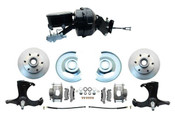 DBK6370-CT-403 1967-1970 Chevy Truck Disc Brake Conversion Kit 6 Lug Powder Coated 9"' Booster Conversion Kit