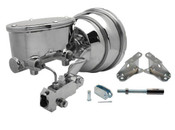 GM-380 1964-1972 GM A, F, X 8" Dual Chrome Booster Conversion Kit Oval Master (Disc/ Drum)