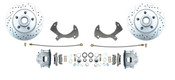1957-1968 Full Size Ford Disc Brake Kit Drilled/ Slotted Rotors