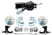 DBK6370-5-CT-401 1967-1970 Chevy Truck Disc Brake Conversion Kit 5 Lug Powder Coated 9"' Booster Conversion Kit