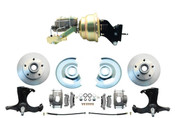 DBK6370-5-CT-204  1967-1970 Chevy Truck Disc Brake Conversion Kit 5 Lug 8" Dual Zinc Power Booster Conversion