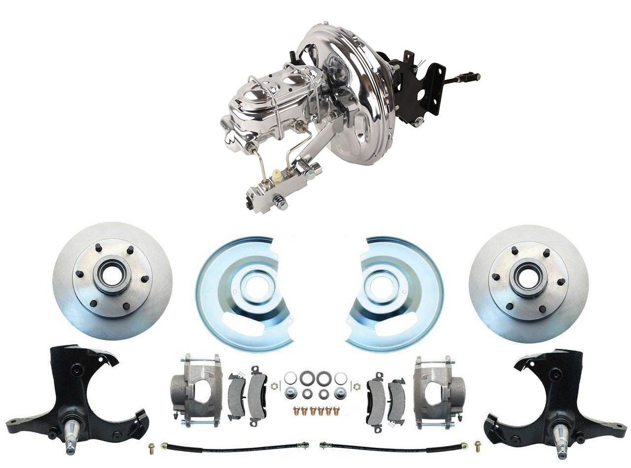 DBK6370CT306 19671970 Chevy Truck Disc Brake Conversion Kit 6 Lug Chevy Truck 11" Chrome