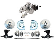 DBK6370-5-CT-306 1967-1970 Chevy Truck Disc Brake Conversion Kit 5 Lug  Chevy Truck 11" Chrome Power Booster Conversion Kit  (Disc/Drum)