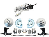 DBK6370-5-CT-304 1967-1970 Chevy Truck Disc Brake Conversion Kit 5 Lug Chevy Truck 8" Dual Chrome Power Booster Conversion Kit  (Disc/Drum)