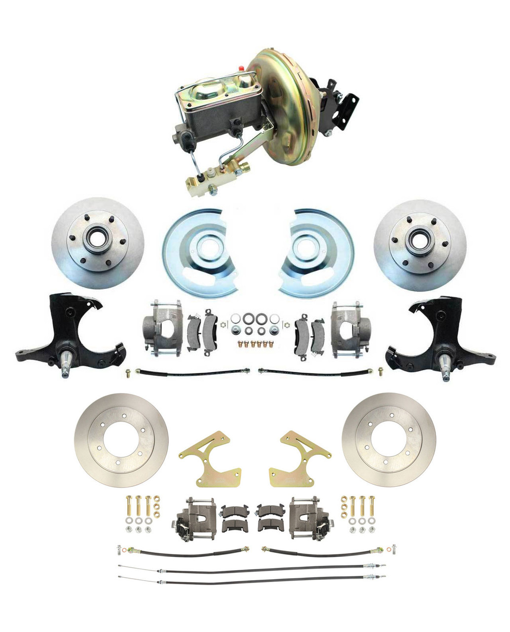 rear disc brake conversion kits on Dbk63701012trk Ct 210 1967 1970 Chevy Truck Front Rear Disc Brake Conversion Kit 6 Lug 11 Oem Booster Conversion Kit Mbm Brakes
