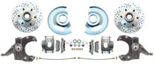 DBK6370DLX- 1963-1970 Chevy Truck Disc Brake Conversion Kit 2.5" Drop Drilled & Slotted Rotors