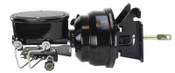 CT-414- 1973-1987 8" Dual Booster & Black Adjustable Oval Master Cylinder Kit (Disc/Disc)