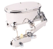 MCK260-855C-2L-  -  Tandem Oval Chrome Aluminum Master Cylinder Kit  (Disc/ Drum)