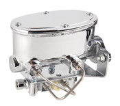 MCK260-8555C-2B Chrome Oval 1" Bore Master Cylinder & Disc/Drum Proportioning Valve