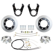 14 Bolt Single Wheel Axle GM Rear Standard Disc Brake Conversion Kit 