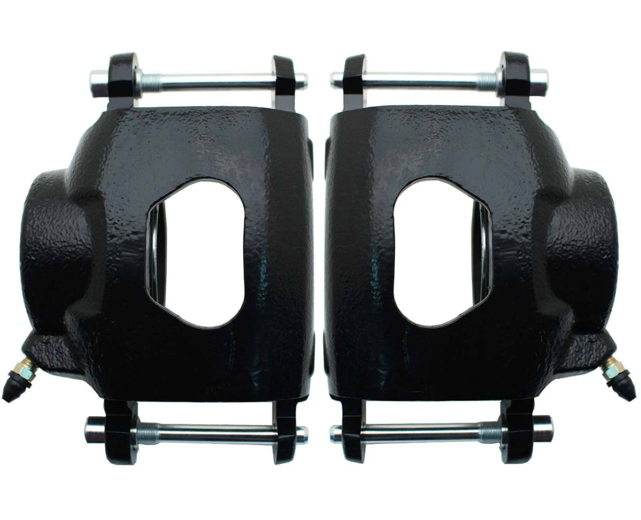 40 Inch Calipers 4039-4040PCB GM Front Powder Coated Calipers Black - MBM Brakes