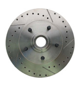 5314LX  - 1962-1972 Mopar A, B, & E Body Vehicle Drilled/ Slotted Large Bolt Pattern Front Rotor (Driver Side)