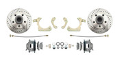 DBK5964LX  - 1959-1964 GM Full Size Disc Brake Conversion Kit w/ Drilled/ Slotted Rotors (Impala, Bel Air, Biscayne)