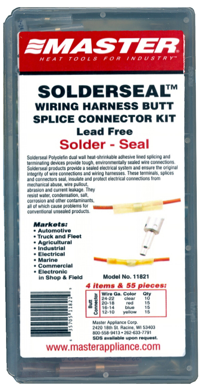 Heat Shrink /& Solder Repair Kit for Insulating wires /& Tools and Soldering #5445