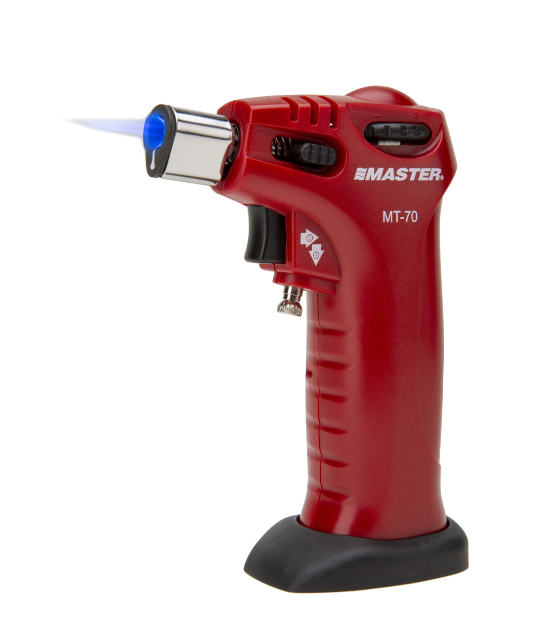 Anti-Flare Refillable Master Appliance GT-70 Industrial Professional Butane Torch Adjustable Flame with Metal Tank