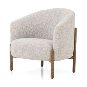 Emery Chair in Stone Boucle