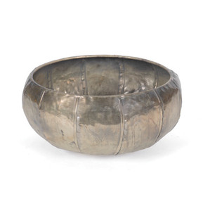 Rustic Brass Bowl with Nickel finish