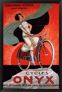 Onyx Cycles Vintage Framed Poster