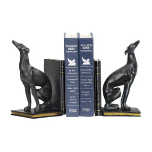 Greyhound Bookends- {one pair}