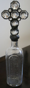 Vintage Crystal Cross Bottle