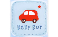 Little Chipipi Playtime Greeting Card - Baby Boy Car