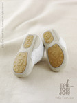 Tip Toey Joey Baby Shoes split sole.  Offering comfort and flexibility, these baby shoes are perfect for growing little feet! Display purpose only!