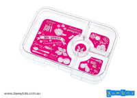 Botanical Hot Pink - 4 Compartment Tray Only