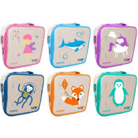 Insulated Lunch Bags - Fairy / Shark / Unicorn / Space monkey / Foxy / Penguin