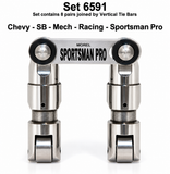T6591 Morel Small Block Chevy Sportsman Pro Solid Roller Lifters – .842" +.300 Tall