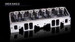 SBC Iron Eagle 200cc/49cc AP Platinum Bare Cylinder Head- Single