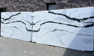 Calacatta Black & White Dolomitic Marble 123" x 78 " RARE!!!