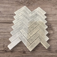 Honed Soapstone Herringbone Mosaic Tile