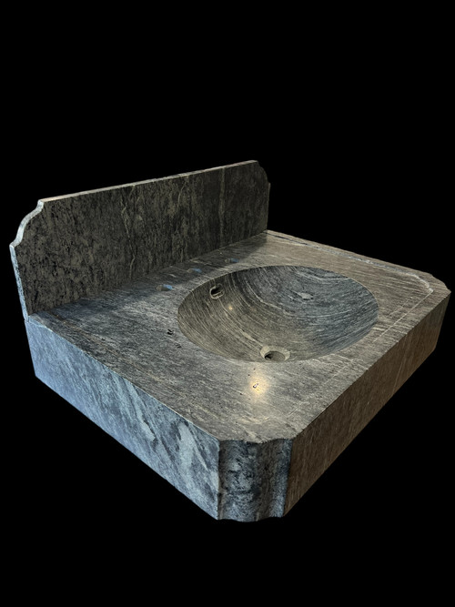 Adriene wall mounted soapstone lavatory sink