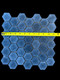 Honed Soapstone Hexagon Mosaic Tile measurements