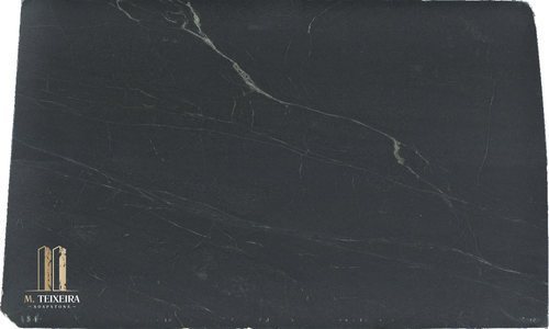 Stormy Black Soapstone: 129″ x 81″ x 3cm

Material Finish: Honed

Multiple Slabs available.

Product Overview:
Aesthetic Features : Before mineral oil treatment, this is a dark  gray soapstone with light veining. After mineral oil treatment is becomes a much darker charcoal gray/black and the lighter veining is pronounced. This timeless soapstone countertop exudes elegance and sophistication.

Perfectly balancing luxury with a commanding presence, it will be a standout feature in any space.

Applications: Ideal for both indoor and outdoor installations.

Common Uses:

Outdoor Spaces: Perfect for outdoor kitchens, BBQ surrounds, patio bars, poolside counters, garden workstations, beverage stations, fire pit surrounds, buffet stations, backyard prep areas, outdoor sinks, wet bars, rooftop terrace countertops, and pizza oven surrounds.
Indoor Spaces: Excellent for kitchen countertops, bathroom vanities, kitchen islands, laundry room counters, wet bars, tabletops, backsplashes, waterfall edges, and shower surrounds.
Design Style: Classic Black Soapstone

Product Information:
Stain Resistance

Exceptional Resistance: Non-porous surface eliminates the need for sealing.
Scratch Resistance

Good Protection: Harder than average soapstone due to its lower Talc contents.
Heat Resistance

Superior Performance: Handles high temperatures, making it perfect for kitchen use.
Hardness

Harder Than Average Soapstone 
Periodic Maintenance

No Sealing Needed: Non-porous, though periodic oiling is suggested to maintain darker  appearance.
Country of Origin

Brazil
Item Weight

Density: 22 lbs per square foot.