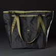 Topside Tote: black with OD binding and handles Topside Tote: black with OD binding and handles