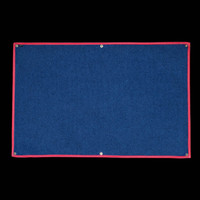 Morale Flag: Red binding, white stitching