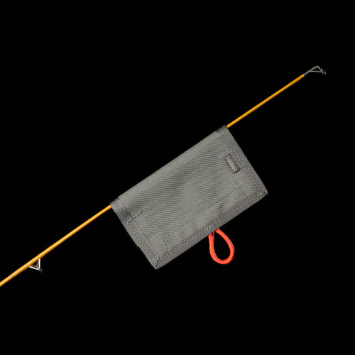 No-Snag Lure Cover: foliage green with neon orange paracord