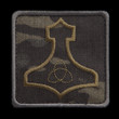 Mjölnir patch, MultiCam Black background