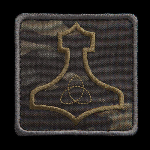 Mjölnir patch, MultiCam Black background