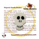 Skull magnetic needle minder hand made in the USA.